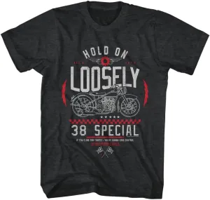 38 Special Hold On Loosely Black Heather Mens Short Sleeve T Shirt Vintage Style Graphic Tees