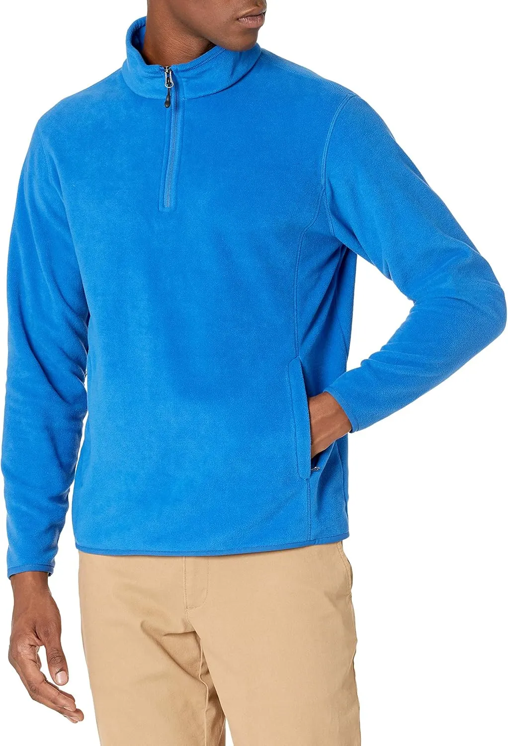 Amazon Essentials Men's Fleece Jacket, 1/4 Zipper Pullover