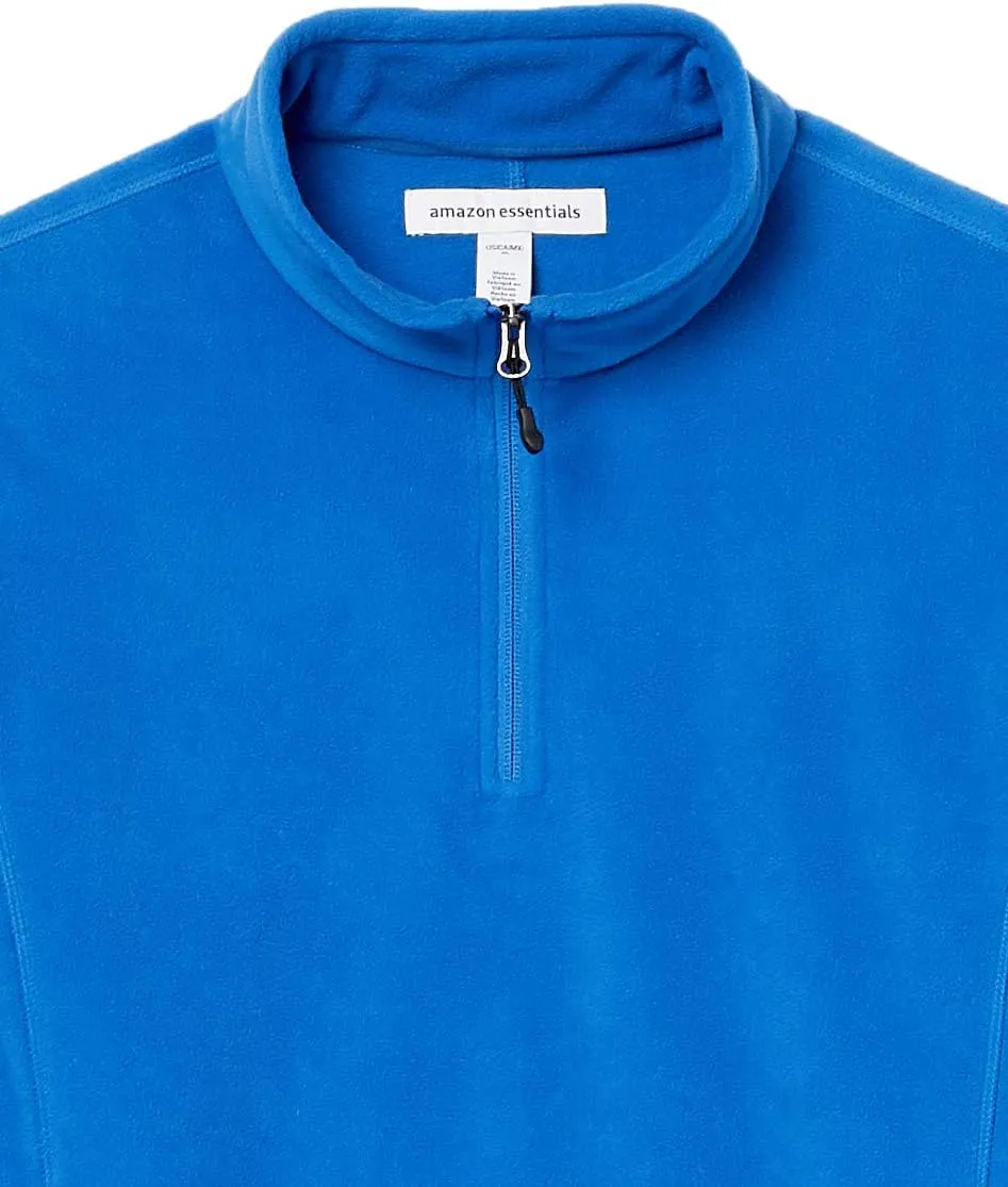 Amazon Essentials Men's Fleece Jacket, 1/4 Zipper Pullover