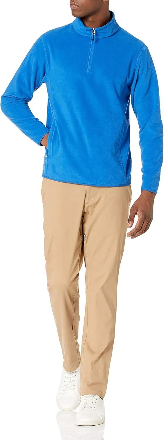 Amazon Essentials Men's Fleece Jacket, 1/4 Zipper Pullover