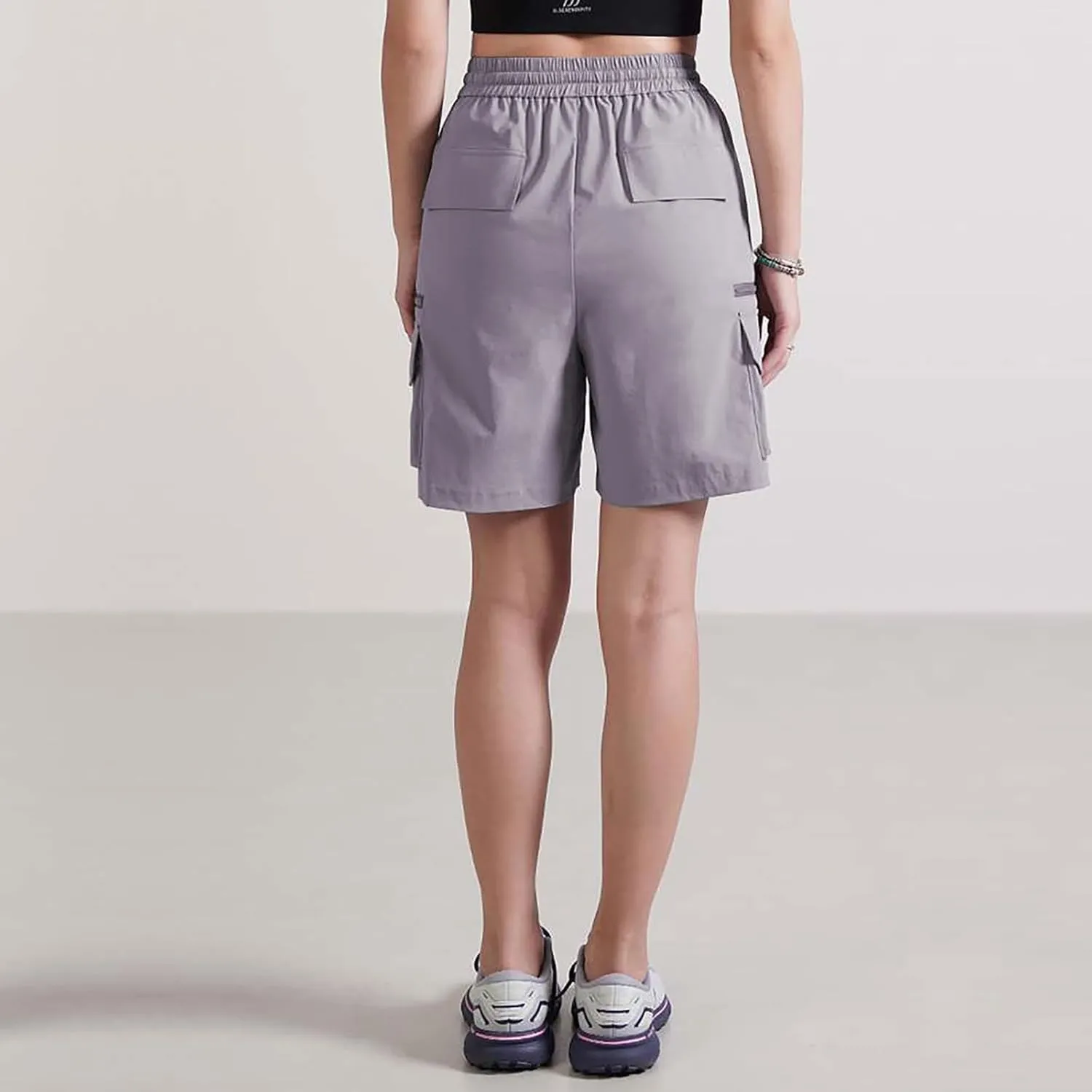 Cargo Shorts Women Y2K Baggy Knee Length Athletic with Pockets Hiking Waterproof Black Pants Men Summer Outfits