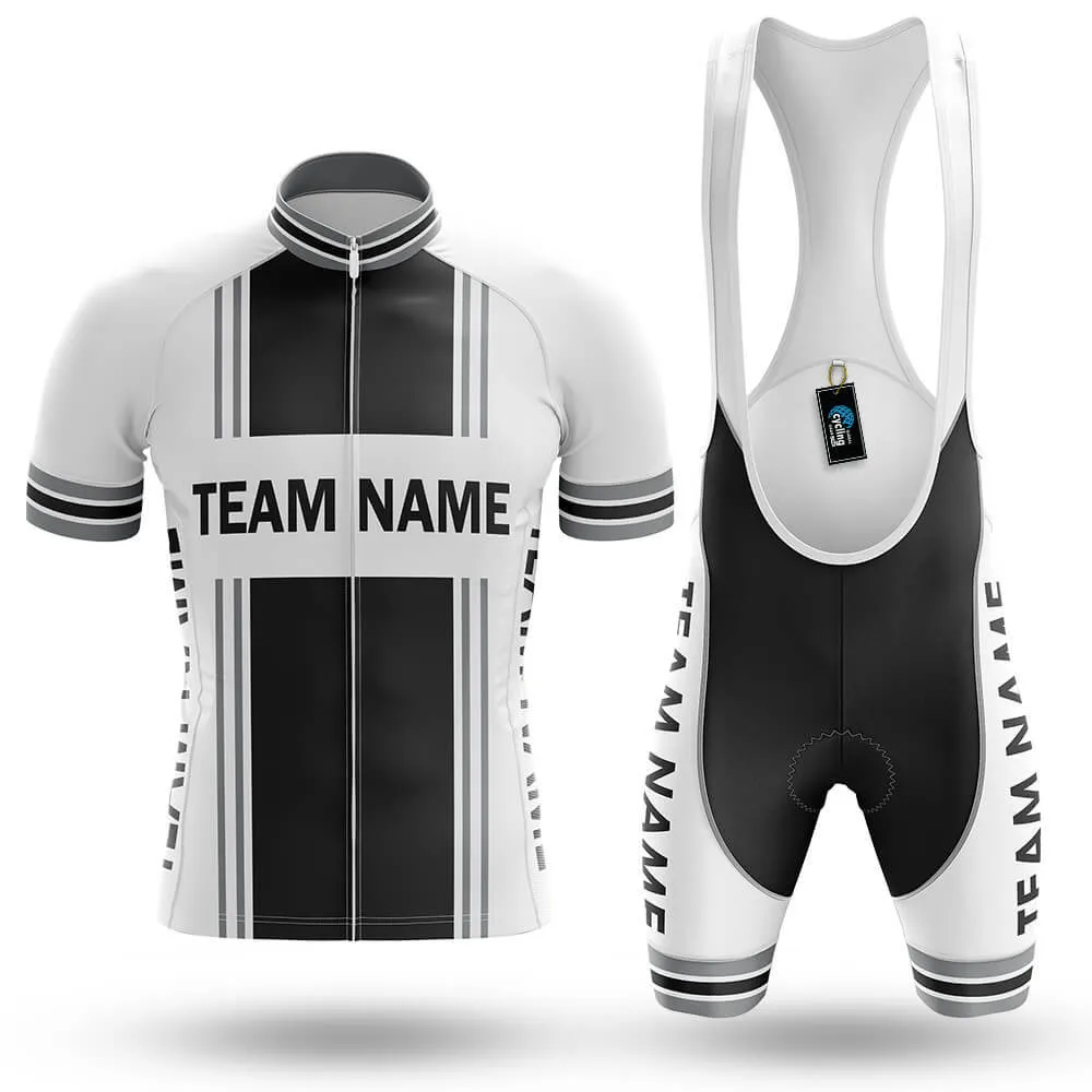 Custom Team Name M4 Black - Men's Cycling Kit