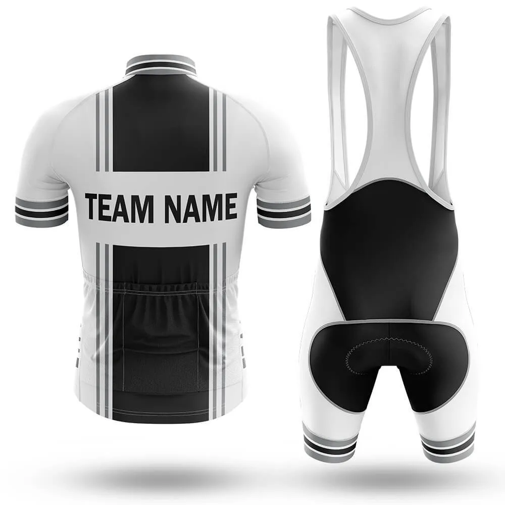 Custom Team Name M4 Black - Men's Cycling Kit