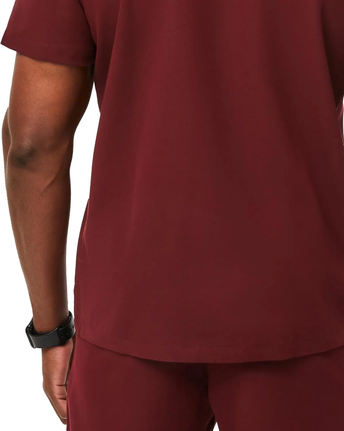 FIGS Leon Scrub Top for Men  3 Pockets, Tailored Fit, Modern V-Neck, 4-Way Stretch, Moisture-Wicking