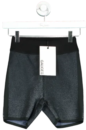 Gauge81 Black & Blue Calgary Shorts UK XS