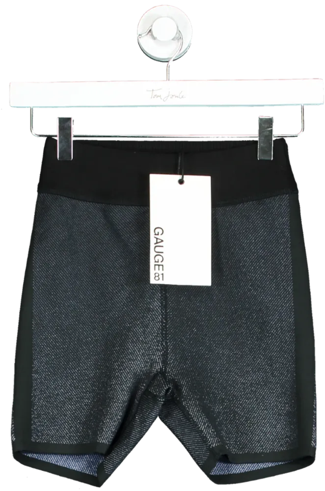 Gauge81 Black & Blue Calgary Shorts UK XS