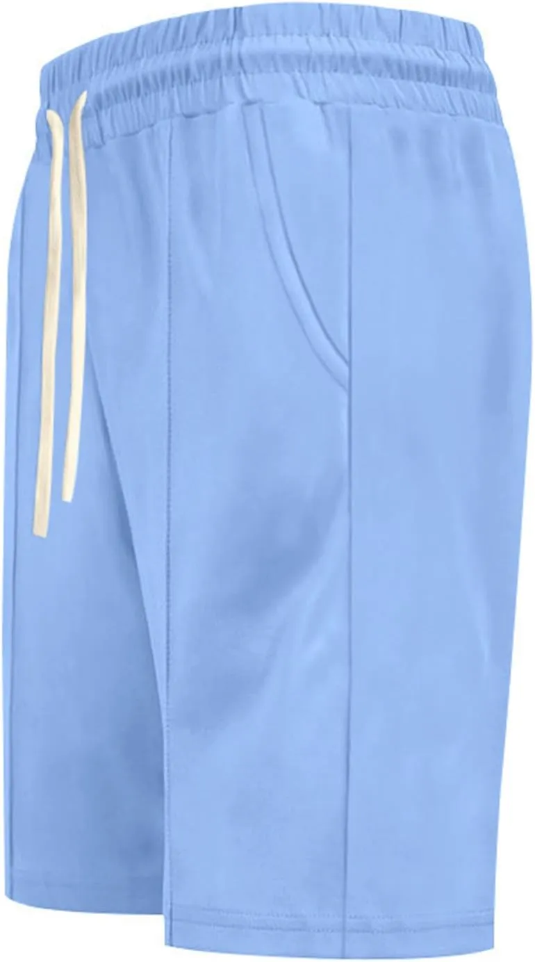 Golf Shorts Men Fashion Patchwork Solid Workout Short Pants Drawstring Elastic Waist Breathable Five Quarter Pants