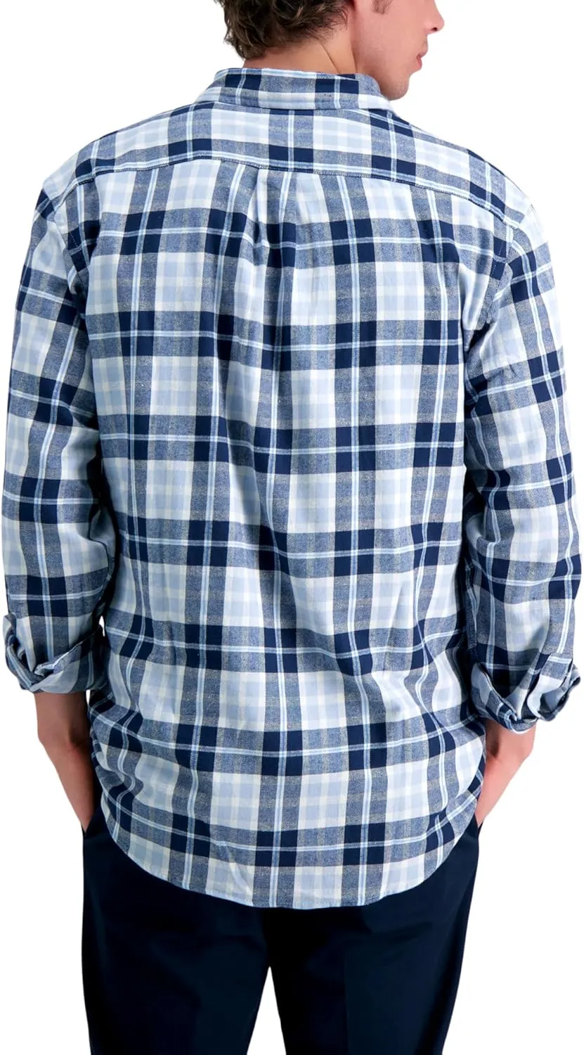 Haggar Men's Classic Plaid Flannel Shirt