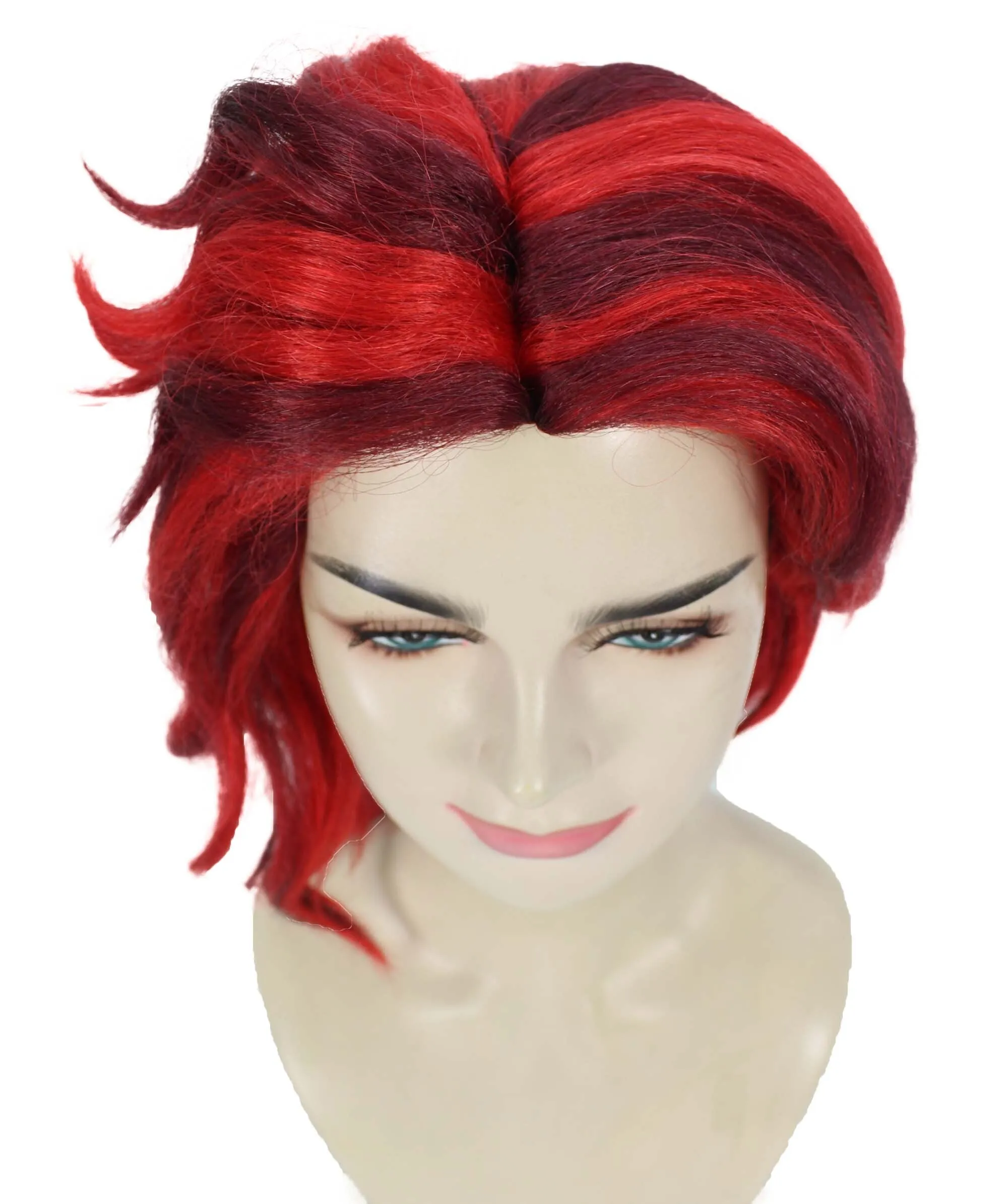 HPO Adult Women's Animated Movie Red Ponytail Wig | Best for Halloween | Flame-retardant Synthetic Fibar