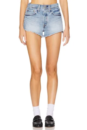 Levi 501 Original Fit High Rise Women's Shorts - OPTIMAL ZONE