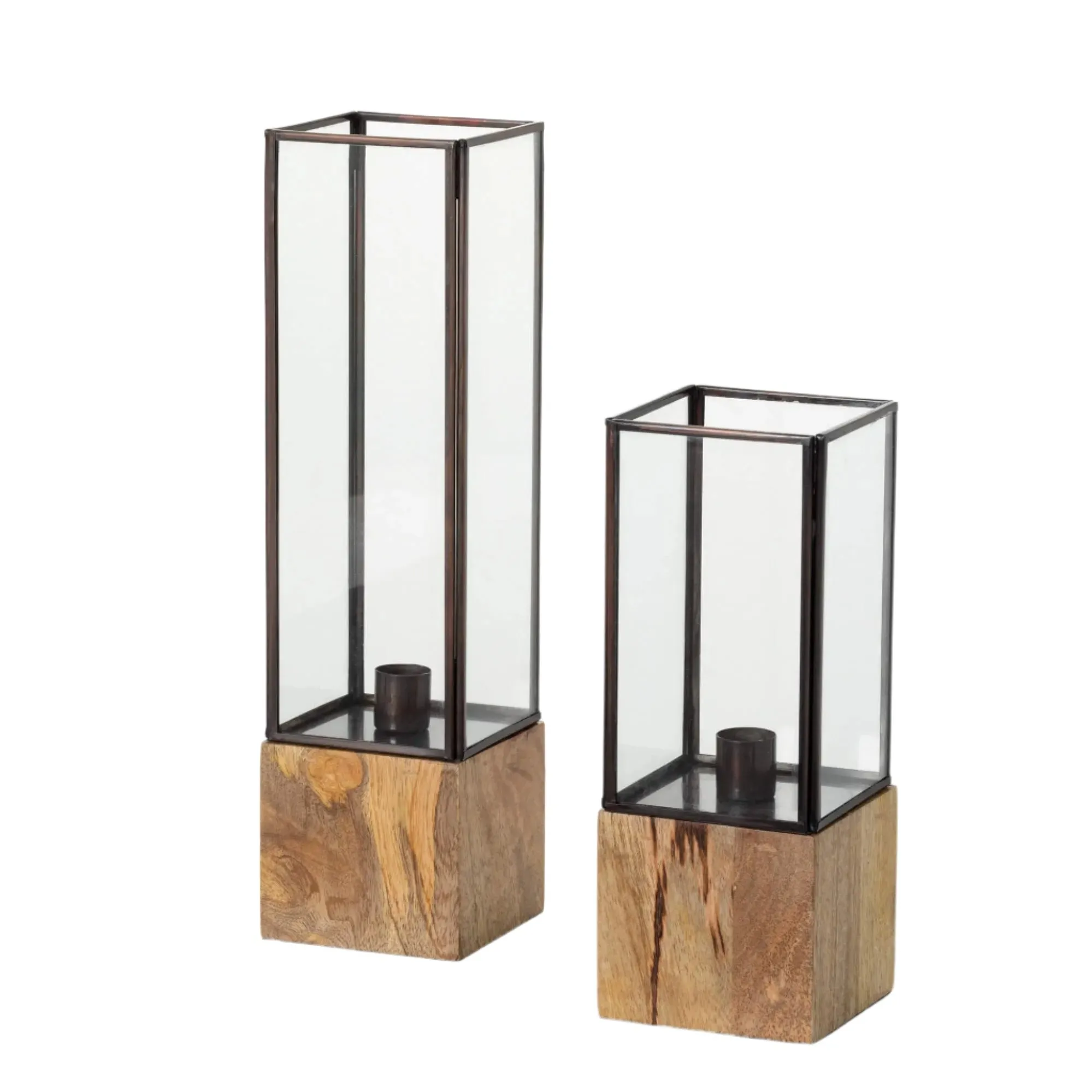 Modern Block Taper Lanterns