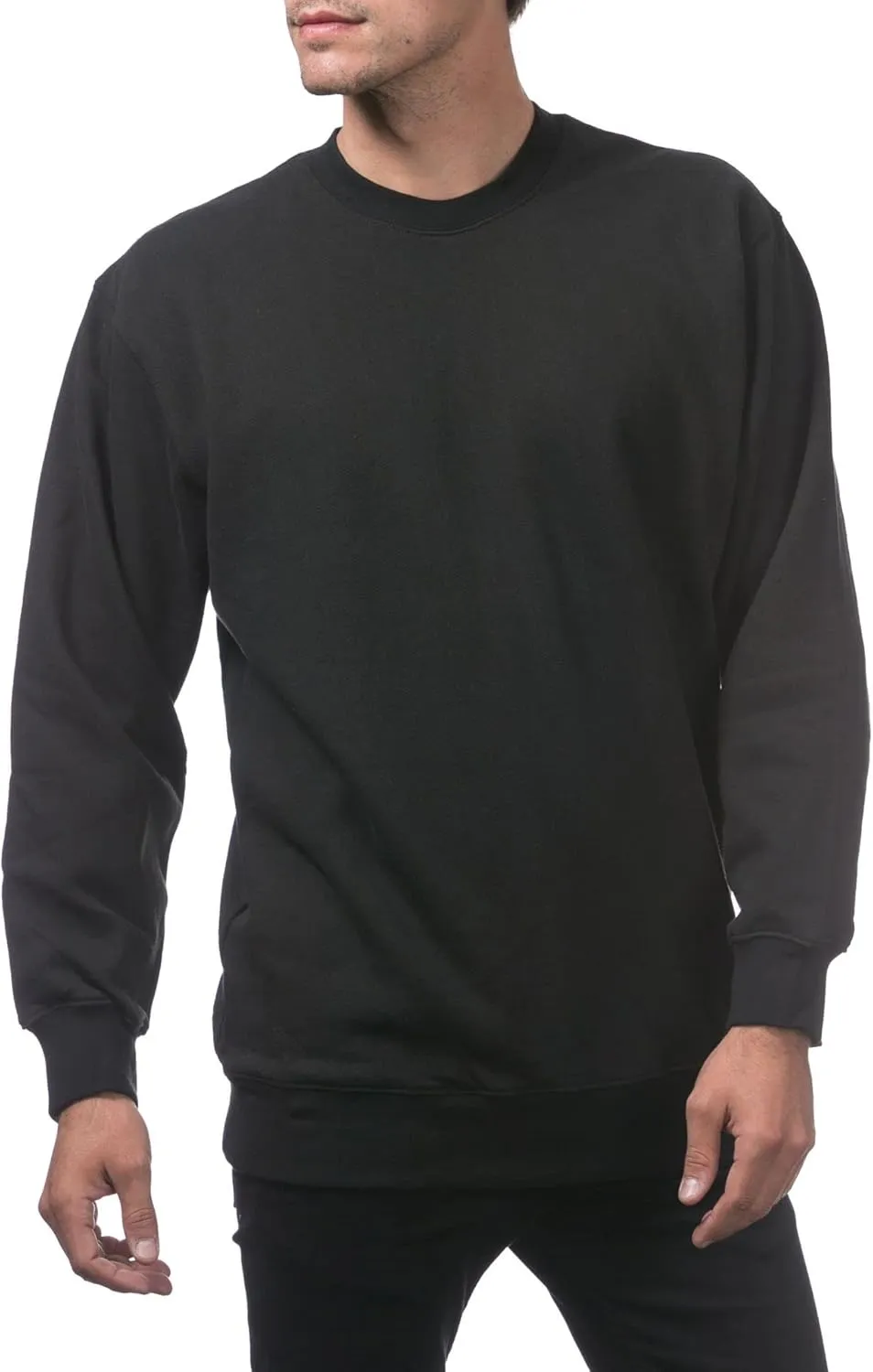 Pro Club Men's Heavyweight 13oz Crew Neck Fleece Pullover Sweatshirt