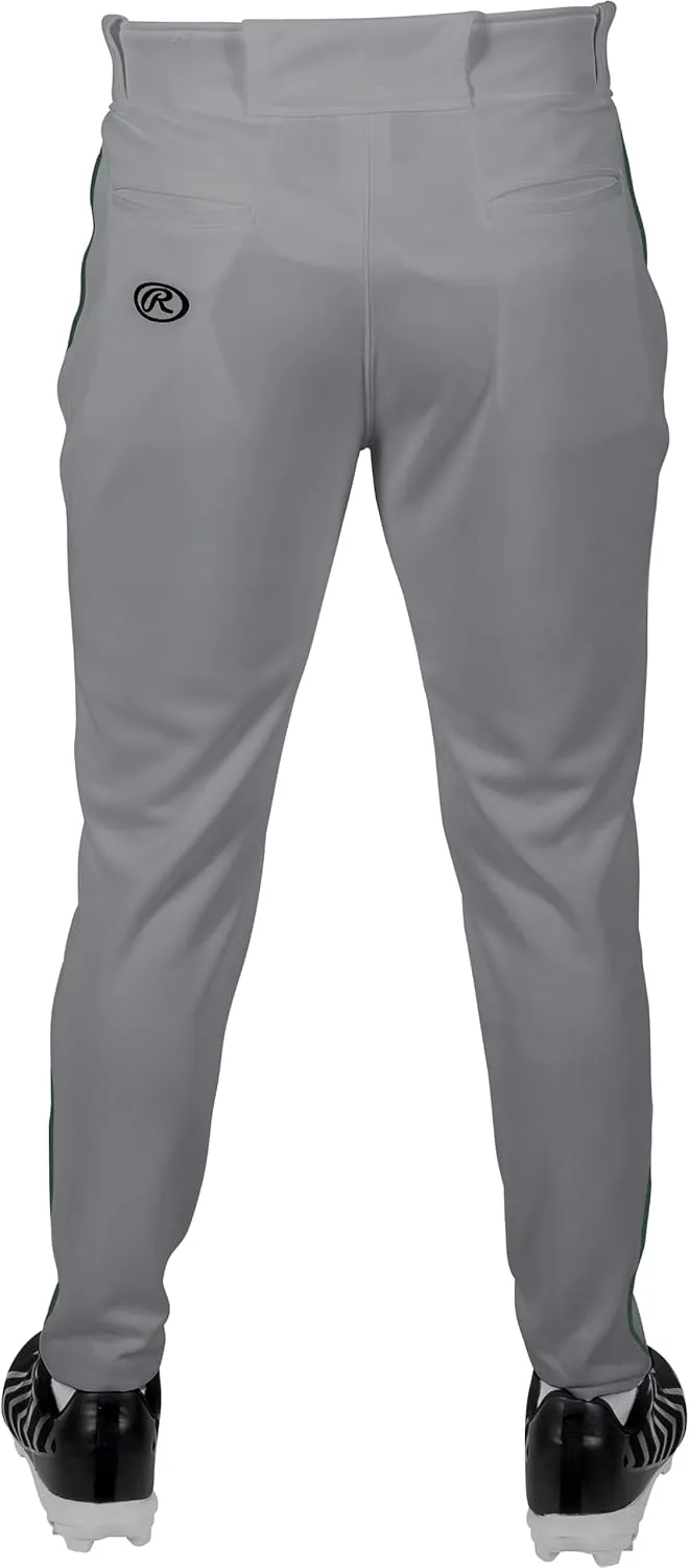 Rawlings Boys' PRO 150 Series Baseball Pants | Tapered Jogger Fit | Youth Sizes | Piped | Multiple Colors