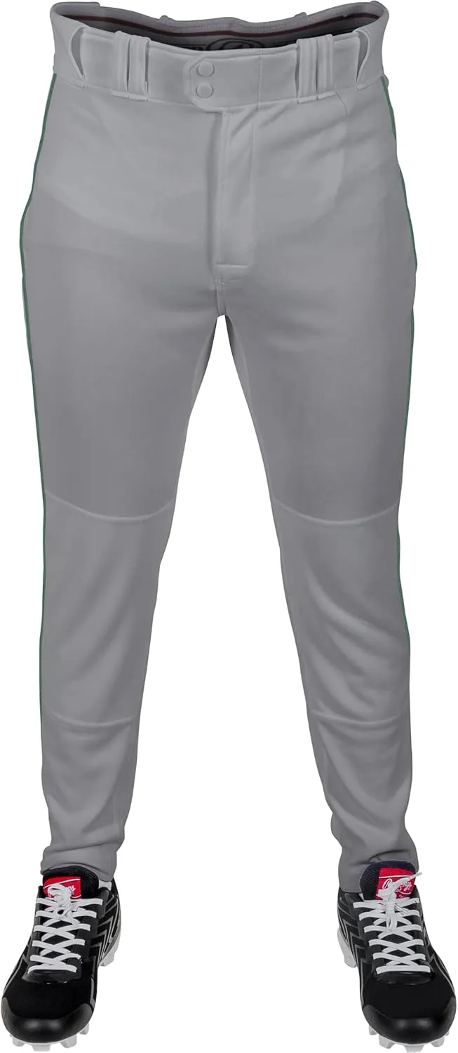 Rawlings Boys' PRO 150 Series Baseball Pants | Tapered Jogger Fit | Youth Sizes | Piped | Multiple Colors