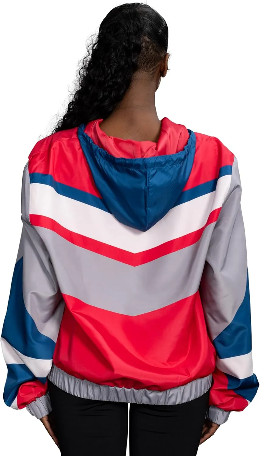 Retro Windbreaker Jacket Lightweight 80s & 90s Colorful Designs