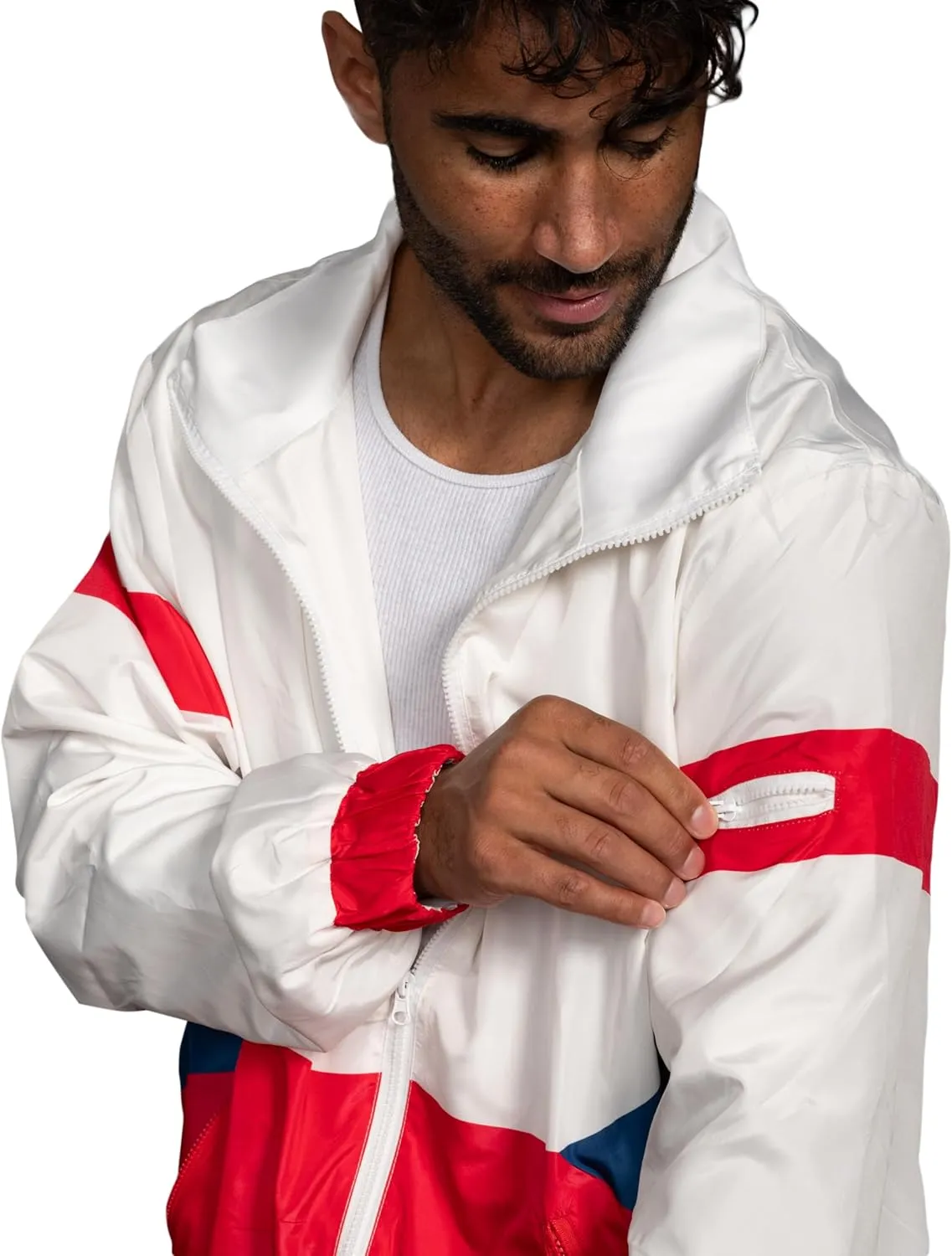 Retro Windbreaker Jacket Lightweight 80s & 90s Colorful Designs