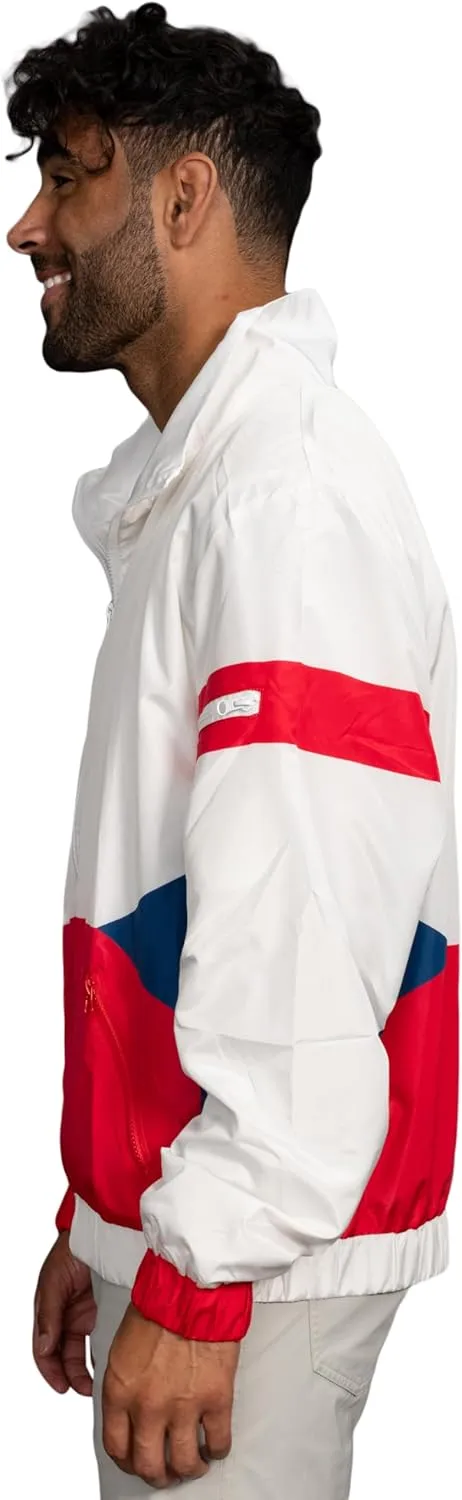 Retro Windbreaker Jacket Lightweight 80s & 90s Colorful Designs