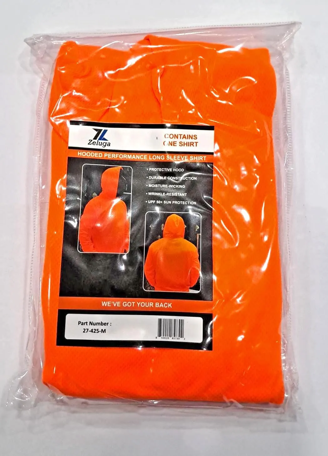 Sun Protection UPF 50  Safety Construction Work T-Shirts, High Visibility Hoodie, Polyester Long Sleeve Hooded