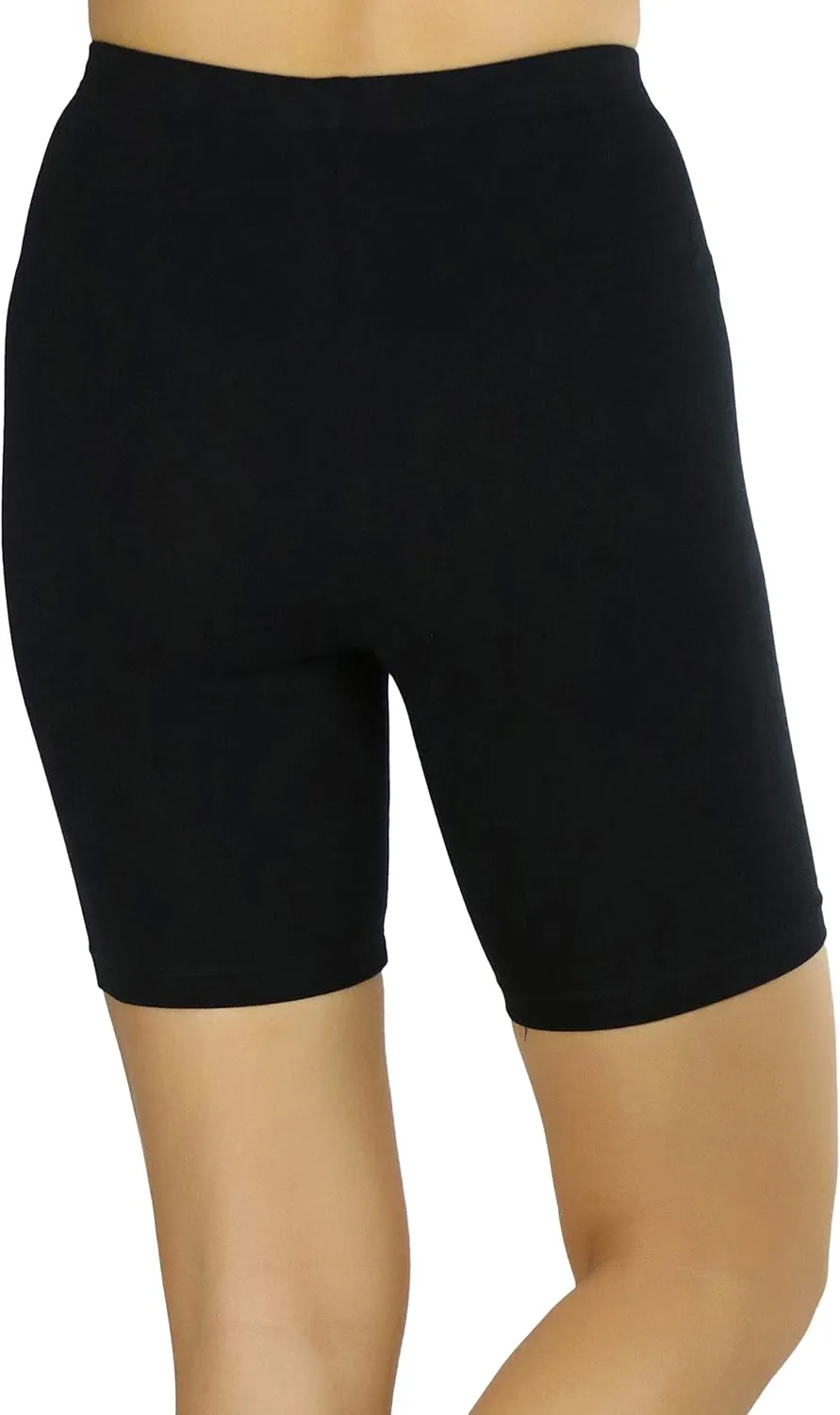 ToBeInStyle Women's Premium Trendy Cotton Biker Shorts