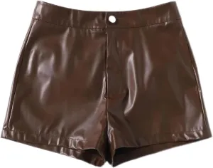 Women's Gothic Shorts Punk Dance Sexy Black Irregular Short Pants High Waist Slim Bodycon Bandage Shorts