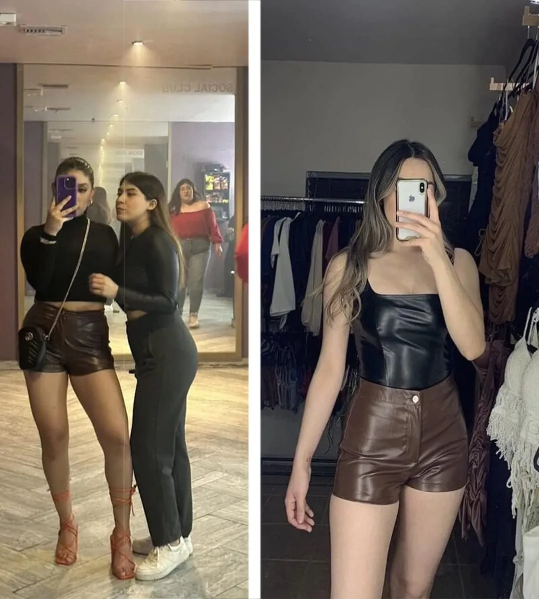 Women's Gothic Shorts Punk Dance Sexy Black Irregular Short Pants High Waist Slim Bodycon Bandage Shorts
