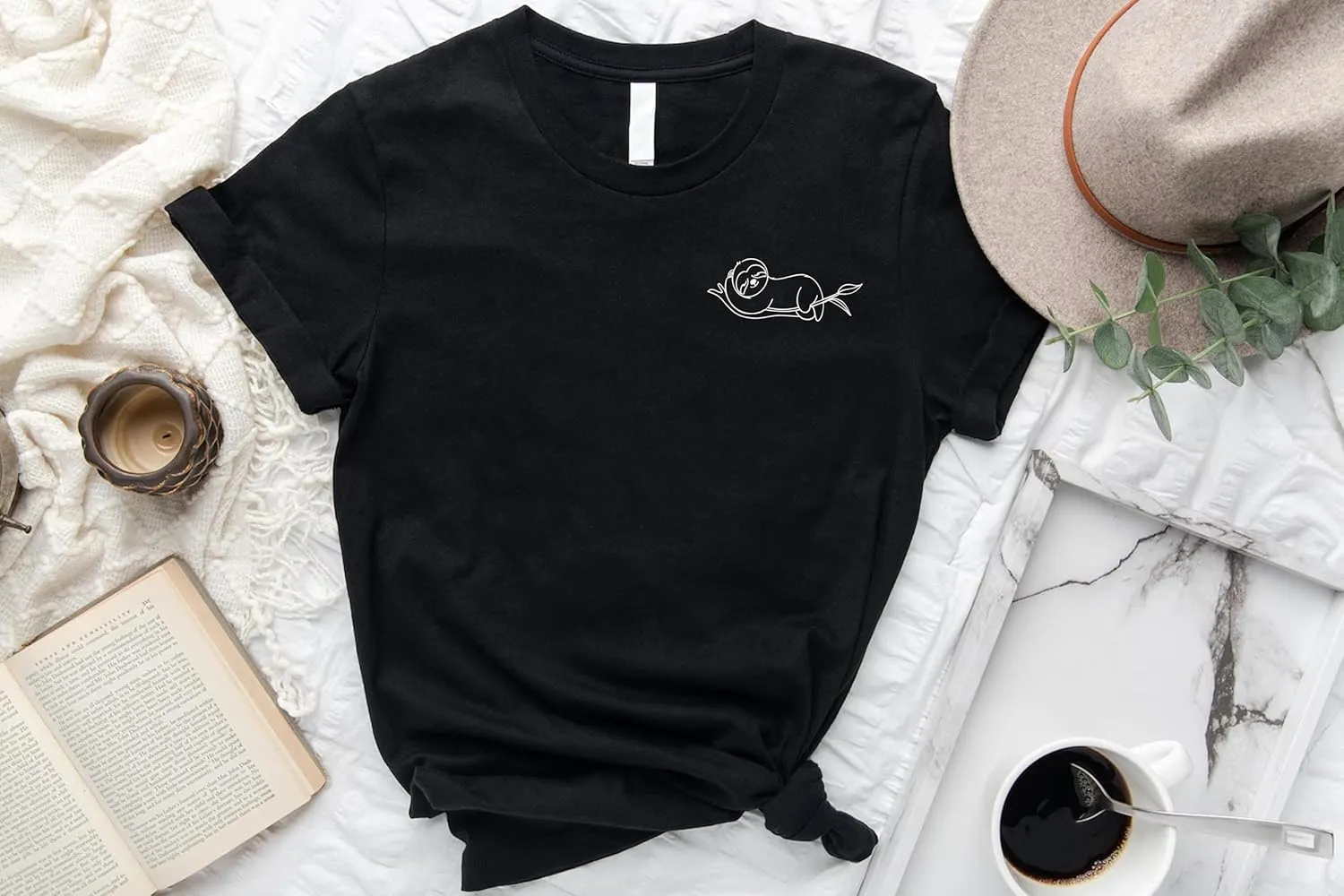 Women's Oversized T-Shirt, Black, Short Sleeve, Slot Graphic Print