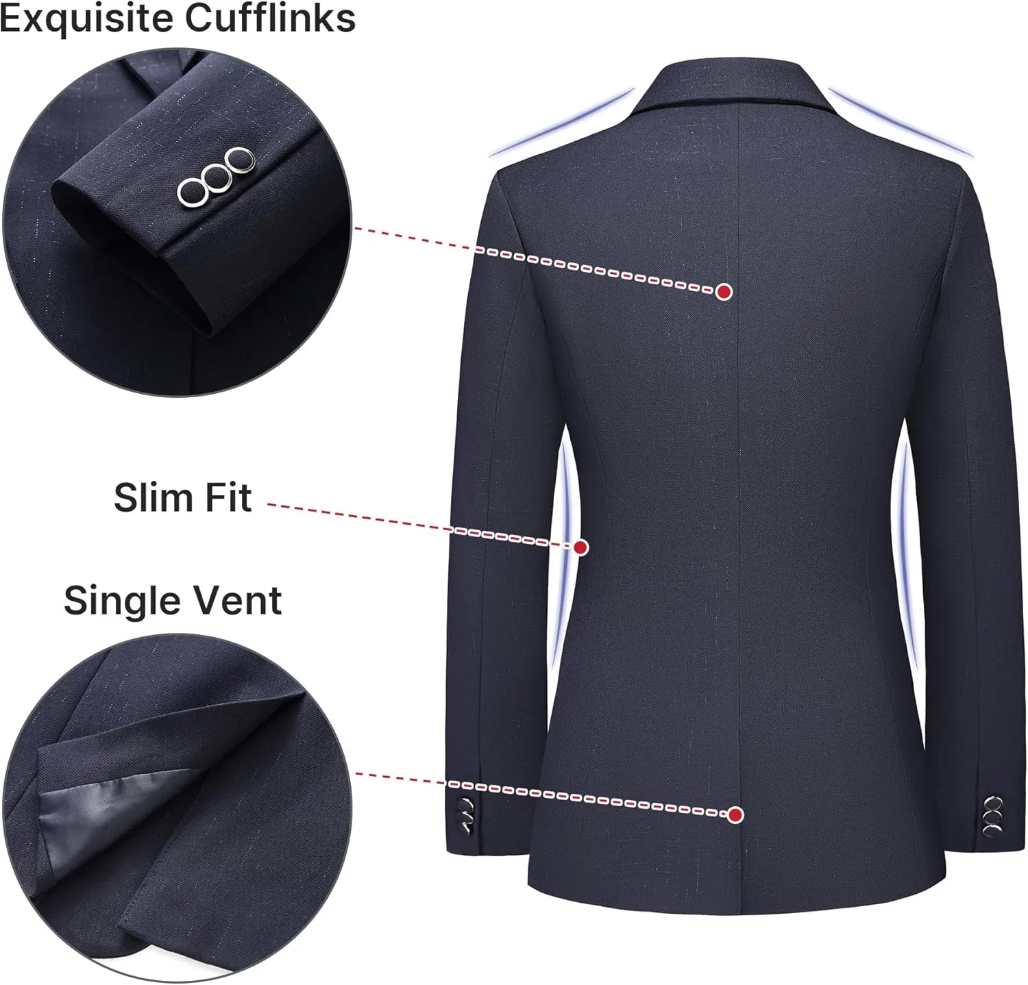 Women's Suit 2 Piece Set Pinstripe Blazer and Bootcut Dressy Pants Set for Work Office Business Outfits